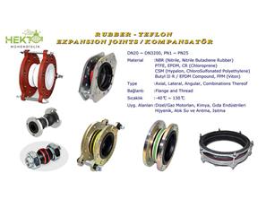Rubber Teflon Expansion Joints Kompansatör Kompanzatör en